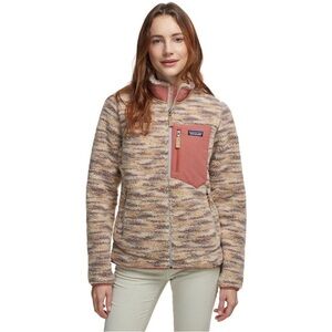 Patagonia Retro X Jacket in Space Dye Oatmeal women’s size S